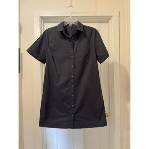 Old Navy Black Shirt Dress Cotton Size Small